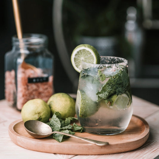 Mojito with Fresh or Frozen Raspberries